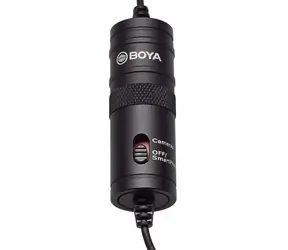 Boya BY-M1 čierna / Klopový mikrofón / TRRS / dopredaj