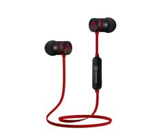 Powerton W2 červená / Bezdrôtové slúchadlá / mikrofón / Bluetooth 4.2