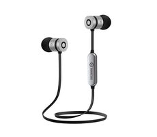 Powerton W2 strieborné / Bezdrôtové slúchadlá / mikrofón / Bluetooth 4.2
