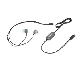 Lenovo Legion E510 7.1 RGB Gaming šedá / herné špuntové slúchadlá / mikrofón / USB-C / 7.1 / RGB