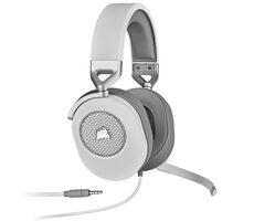 Corsair HS65 Surround biela / Herné slúchadlá / mikrofón / 7.1 priestorový zvuk / 3.5mm Jack + USB-A