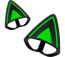 Razer Kitty Ears čierno-zelená / mačacie uši na slúchadlá