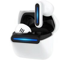 YENKEE YHP 06BT Evepods biela / Bezdrôtové slúchadlá / mikrofón / Bluetooth 5.3 