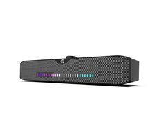 HP DHS-4200 čierna / Soundbar / 6W / RGB / 3.5mm jack + USB