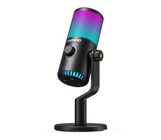 Maono DM30RGB čierna / Herný mikrofón / kardioid / USB