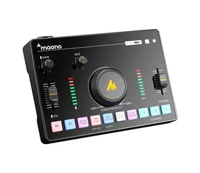 Maono AMC2 čierna / Zvukový mixér a zvuková karta / XLR / USB-C / 3.5mm jack / BT 4.2