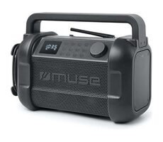 Muse M-928 FB čierna / Stavebné rádio / 20W / FM / PLL / NFC / Bluetooth / AUX / 1500 mAh / IP64