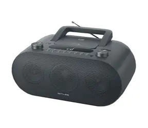 Muse M-35 BT čierna / Prenosné rádio / FM / PLL / CD / USB / Bluetooth / AUX 