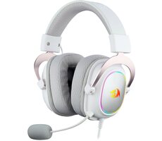 Redragon H510 ZEUS X RGB biela / Herné slúchadlá / mikrofón / USB