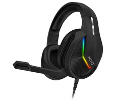 Connect IT NEO čierna / Herné slúchadlá / mikrofón / 3.5 mm jack + USB