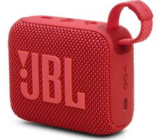 JBL GO 4 červená / Prenosný reproduktor / Bluetooth / IP67 / výdrž 7 hodín