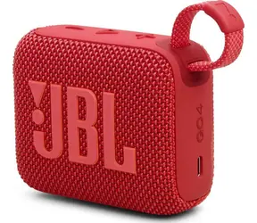 JBL GO 4 červená / Prenosný reproduktor / Bluetooth / IP67 / výdrž 7 hodín