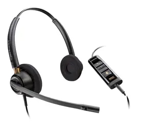 Poly EncorePro 525 čierna / Náhlavná súprava / mikrofón / dve slúchadlá / USB-A