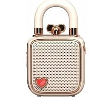 Divoom LoveLock ružová / Prenosný reproduktor / 5W / Bluetooth 5.0 / GRP