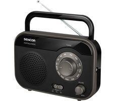 Sencor SRD 210 B čierna / Rádioprijímač / FM & AM