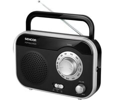 Sencor SRD 210 BS čierna / Rádioprijímač / FM & AM