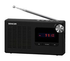 Sencor SRD 2215 čierna / Rádioprijímač / PLL FM 