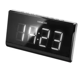 Sencor SRC 340 čierna / Rádiobudík projekčný / PLL FM 