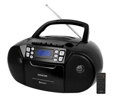 Sencor SPT 3907 B čierna / Rádiomagnetofón / FM / CD / MC / BT