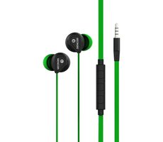 Sencor SEP 172 VCM zelená / Slúchadlá do uší / mikrofón / 3.5mm jack / 1.2m 