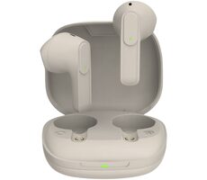 Sencor SEP 540BT béžové / Bezdrôtové slúchadlá / mikrofón / Bluetooth 5.0 / dobíjacie púzdro 