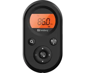Sandberg Recharge vreckový FM+AM rádio čierna / 500mAh