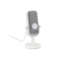 Endorfy Solum Voice S Onyx biela / stolný mikrofón / pop UP filter / RGB podsvietenie / USB-C