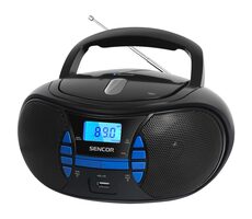 Sencor SPT 2700 BK čierna / rádio / FM / Bluetooth / CD / USB / AUX