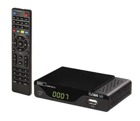 Emos 190-S HD/HD/DVB-T2/H.265/HEVC/1× USB 2.0/1× HDMI 1.4/IEC/2×IEC/SCART