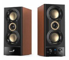 Genius SP-HF800BT čierno-hnedá / Repro / 2.0 / BT 5.3 / 20W / Drevené