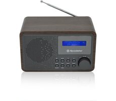ROADSTAR HRA-700D+/WD hnedá / Rádiobudík / FM / DAB+ / 3.5mm 