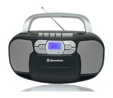 ROADSTAR RCR-4635UMPBK čierna / Rádio s CD prehrávačom / FM / PLL / CD / MP3 / 3.5mm / Kazeta 