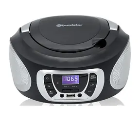 ROADSTAR CDR-365U/SL čierna / Rádio s CD prehrávačom / FM / PLL / CD / MP3 / 3.5mm / USB  