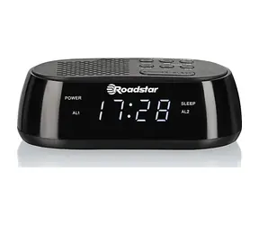 ROADSTAR CLR-2477 čierna / Rádiobudík / FM / PLL / USB 