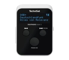 TechniSat DIGITRADIO mobil 2 vreckové rádio čierno-biela