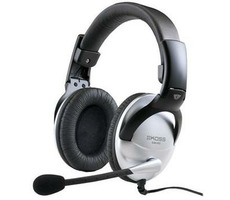 Rozbalené - Koss SB45 / slúchadlá cez uši / 3.5 mm jack / 2,5 m / mikrofón / strieborno čierna / bez kódu / rozbalené