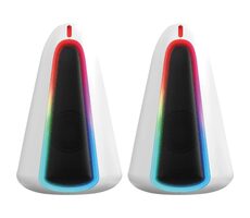 Marvo MONKA SG-500 biela / reproduktory / 2.0 / 2x3W / podsvietenie / 3.5mm jack