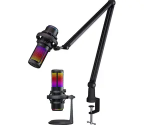 PREYON Osprey Scream RGB čierna / stolný mikrofón / kardionálne / rameno / RGB / USB