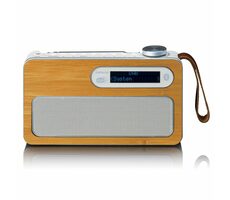 LENCO PDR-040EF Bambus / PLL FM rádio / DAB + / 3W / 3.5mm jack