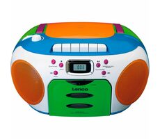 LENCO SCD971 / FM rádio / CD & kazetový prehrávač / 2x2W / 3.5mm jack