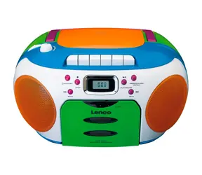 LENCO SCD971 / FM rádio / CD & kazetový prehrávač / 2x2W / 3.5mm jack