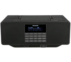 Rozbalené - Panasonic RX-D70BTEG-K čierna / Rádio / 4W / FM / VHF / DAB+ / BT / CD / AUX / USB / rozbalené