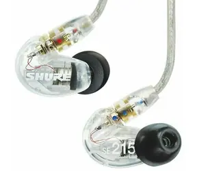 Shure SE215-CL-EFS transparetný / Slúchadlá do uší / štúdio / 3.5 mm / kábel 1.62 m
