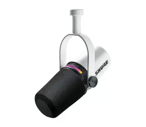 Shure MV7+-W biela / Dynamický mikrofón / XLR / 50 - 16000 Hz 