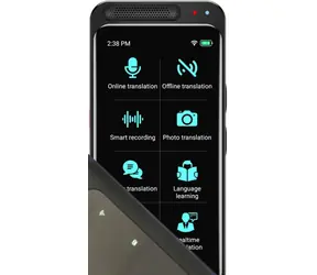 Ectaco Anobic AI Z6 Pro + router 4g/LTE hlasový prekladač / WiFi / Hotspot / Offline / 2100mAh / ChatGPT 