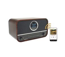 Albrecht DR 790 CD hnedá / Rádio / FM / DAB/DAB+ / CD / MP3 / Bluetooth / USB / AUX RCA