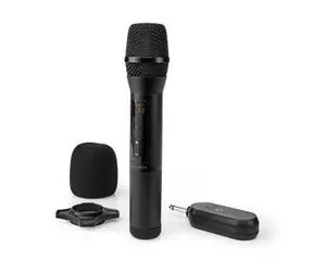 Nedis Bezdrôtový Mikrofón / 20 Kanály / 1 Mikrofón / Kardioid / 70 Hz - 13 kHz / 1000 Ohm / -95 dB 