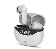 Nedis HPBT2450WT biele / bezdrôtové slúchadlá s mikrofónom / ANC / Bluetooth / až 30 hodín 