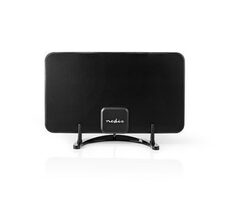 Nedis Izbová anténa čierna / Aktívna / FM / UHF / VHF / Rozsah príjmu: 0-25 km / LTE700 / Zosilnenie: 26 dB / ABS 