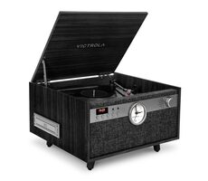 Victrola VTA-830SB-BLK-INT Century čierna / Gramofón / 3 rýchlostné / BT / RCA / 3.5mm jack 